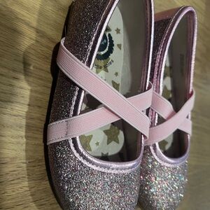 Sparkly Pink Kids Shoes- Livie and Luca